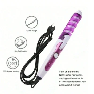 Modelador de Cachos Profissional Bivolt | Cacheador Automático de Cabelo Ondas